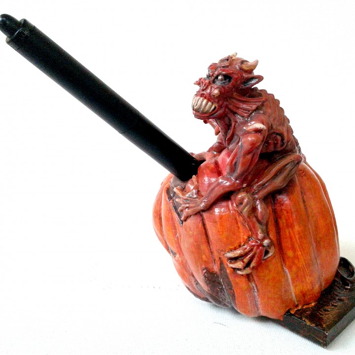 Demon Pumpkin - Tablet Pen Holder image