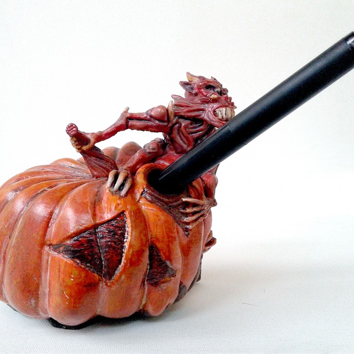 Demon Pumpkin - Tablet Pen Holder image