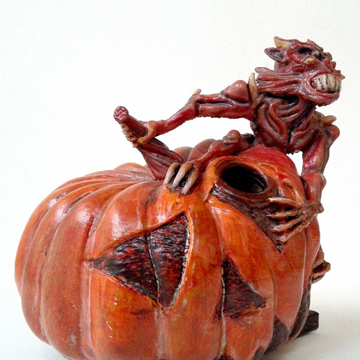 Demon Pumpkin - Tablet Pen Holder image