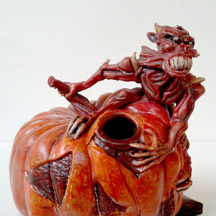 Demon Pumpkin - Tablet Pen Holder image