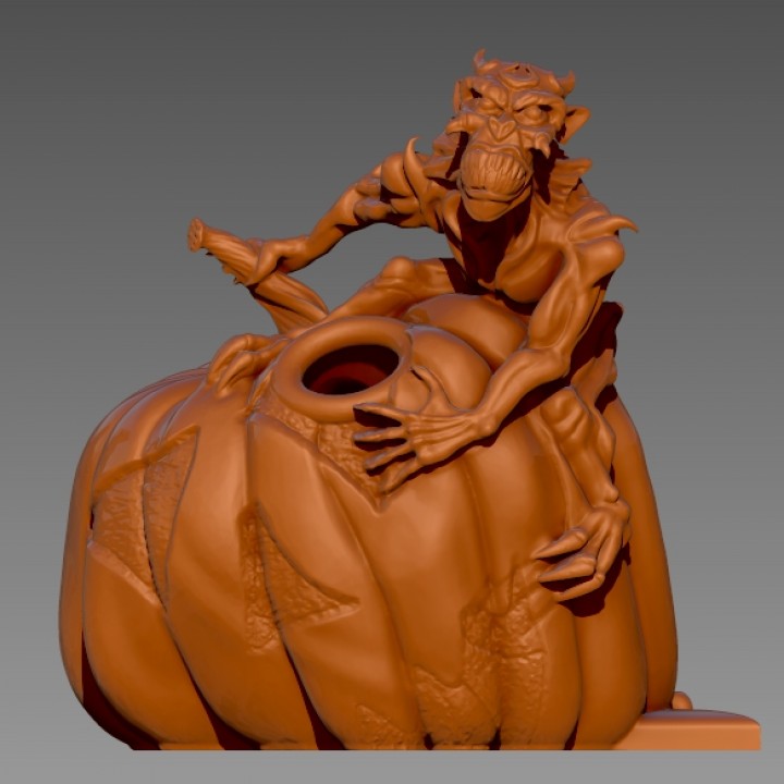 Demon Pumpkin - Tablet Pen Holder image