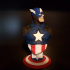 Captain America bust print image