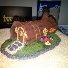 Picture of print of House in a log