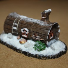 Picture of print of House in a log