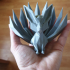 Low-poly Nine-Tailed Fox print image