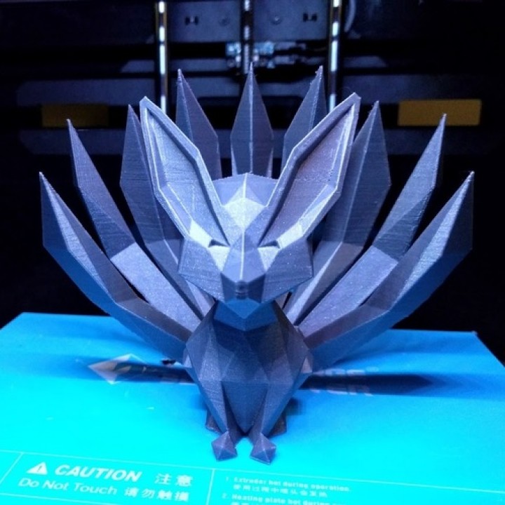 Low-poly Nine-Tailed Fox image