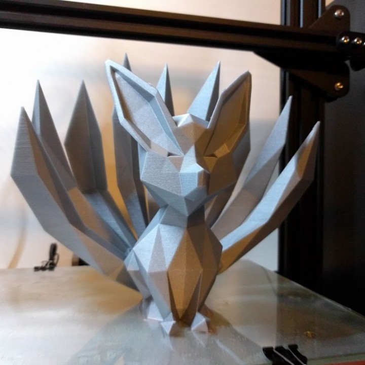 Low-poly Nine-Tailed Fox image