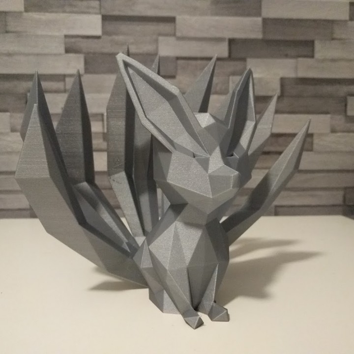 Low-poly Nine-Tailed Fox image