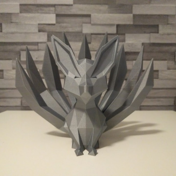 Low-poly Nine-Tailed Fox image