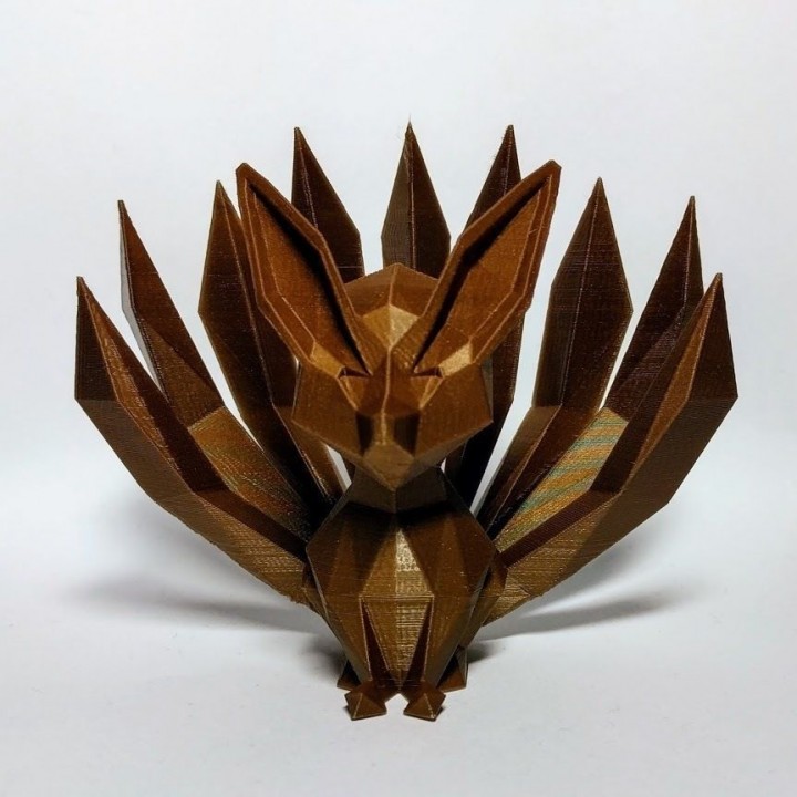 Low-poly Nine-Tailed Fox image