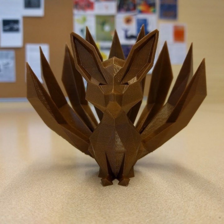 Low-poly Nine-Tailed Fox image