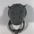 Dragon Door Knob print image