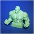 Hulk bust print image