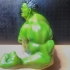 Hulk bust print image