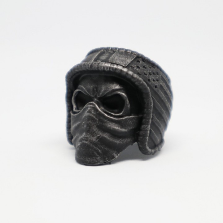 Biker Skull Ring image