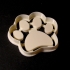 Dog Footprint Cookie Cutter print image