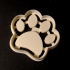 Dog Footprint Cookie Cutter print image