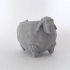 Sheep Vase print image