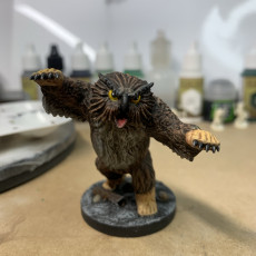 Picture of print of Owl beast miniature