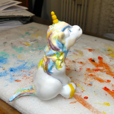 Picture of print of Sitting Unicorn Pencil Sharpener