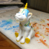 Sitting Unicorn Pencil Sharpener print image