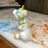 Sitting Unicorn Pencil Sharpener print image