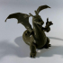 pokemon Charizard con base print image