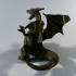 pokemon Charizard con base print image