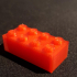 Lego bricks print image