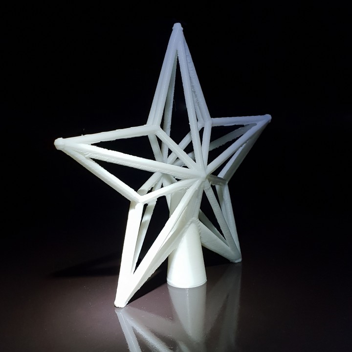 Star Christmas tree topper image