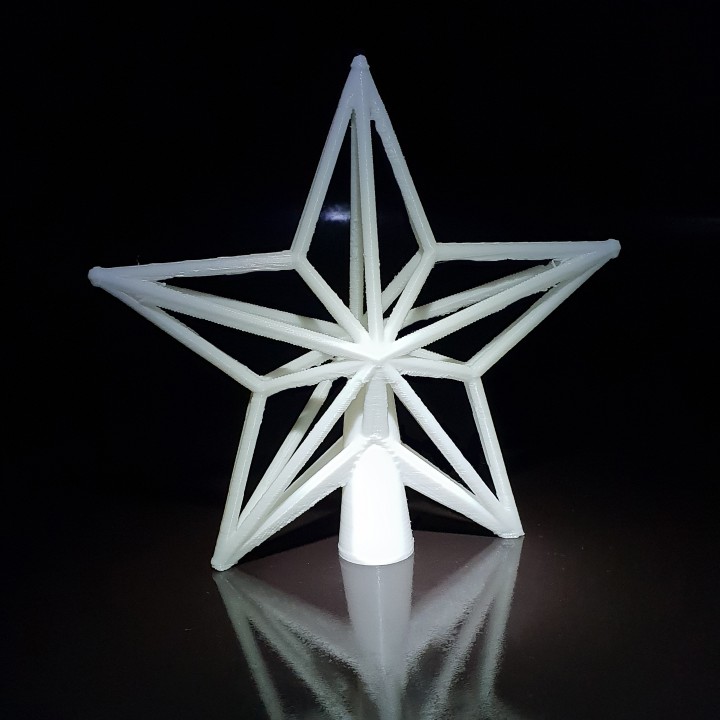 Star Christmas tree topper image