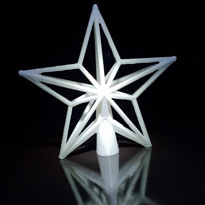 Star Christmas tree topper image