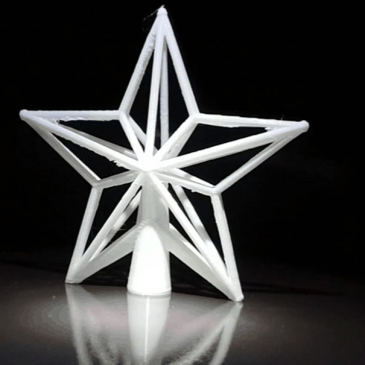 Star Christmas tree topper image