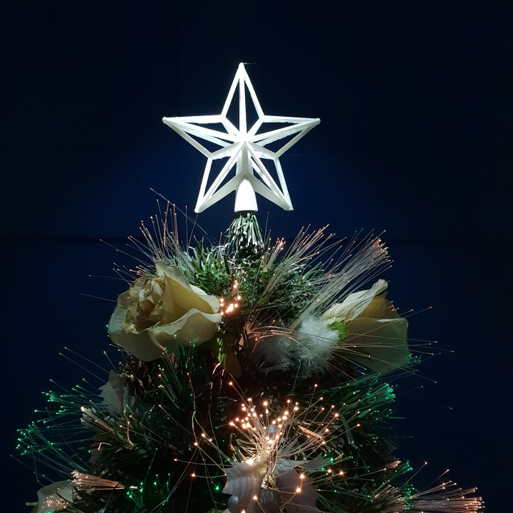 Star Christmas tree topper image