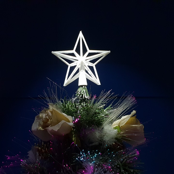 Star Christmas tree topper image