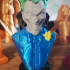 Joker bust print image