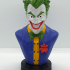 Joker bust print image