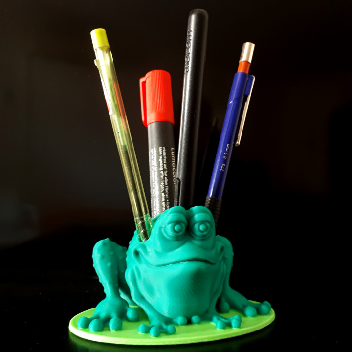 Frog Penholder image