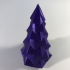 Low Poly Christmas Tree print image