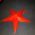 Christmas tree star print image