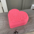 Celtic Heart Pattern Box print image