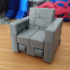 TRANSFORMABLE SOFA ROBOT 3.75 INCH - NO SUPPORT print image