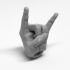 DEVIL HORN HAND GESTURE -UPDATE print image