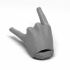 DEVIL HORN HAND GESTURE -UPDATE print image