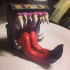 Mimic - Toothy Treasure Chest - D&D Miniature print image