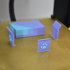 Schrodinky: British Shorthair Cat In A Box - 3D printable multipart model - multi material package print image