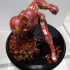 Iron Man MK43 - Super Hero Landing Pose - with lights - MINIMAL SUPPORTS EDITION print image