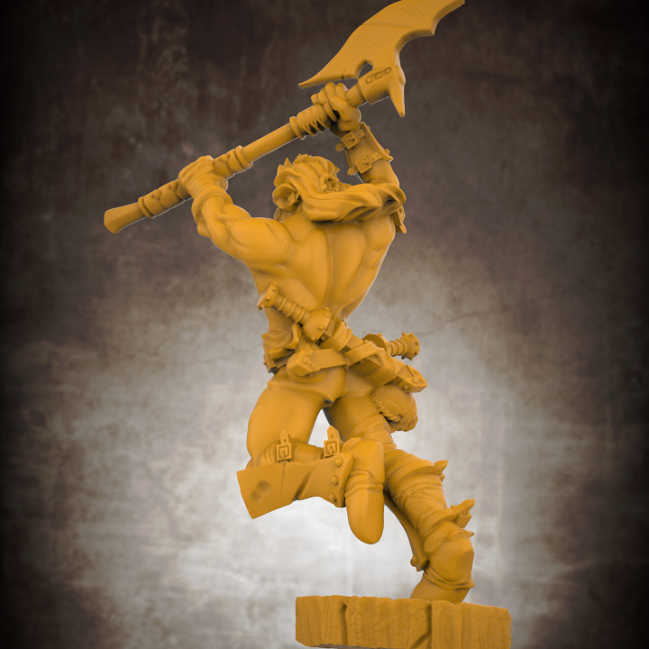 The Lion God, Champion of the Arena (32mm scale miniature) image