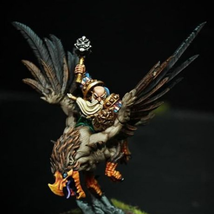 Alvar on Thunderbeak - Dwarven Lord on Gryphon image