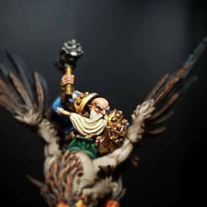 Alvar on Thunderbeak - Dwarven Lord on Gryphon image